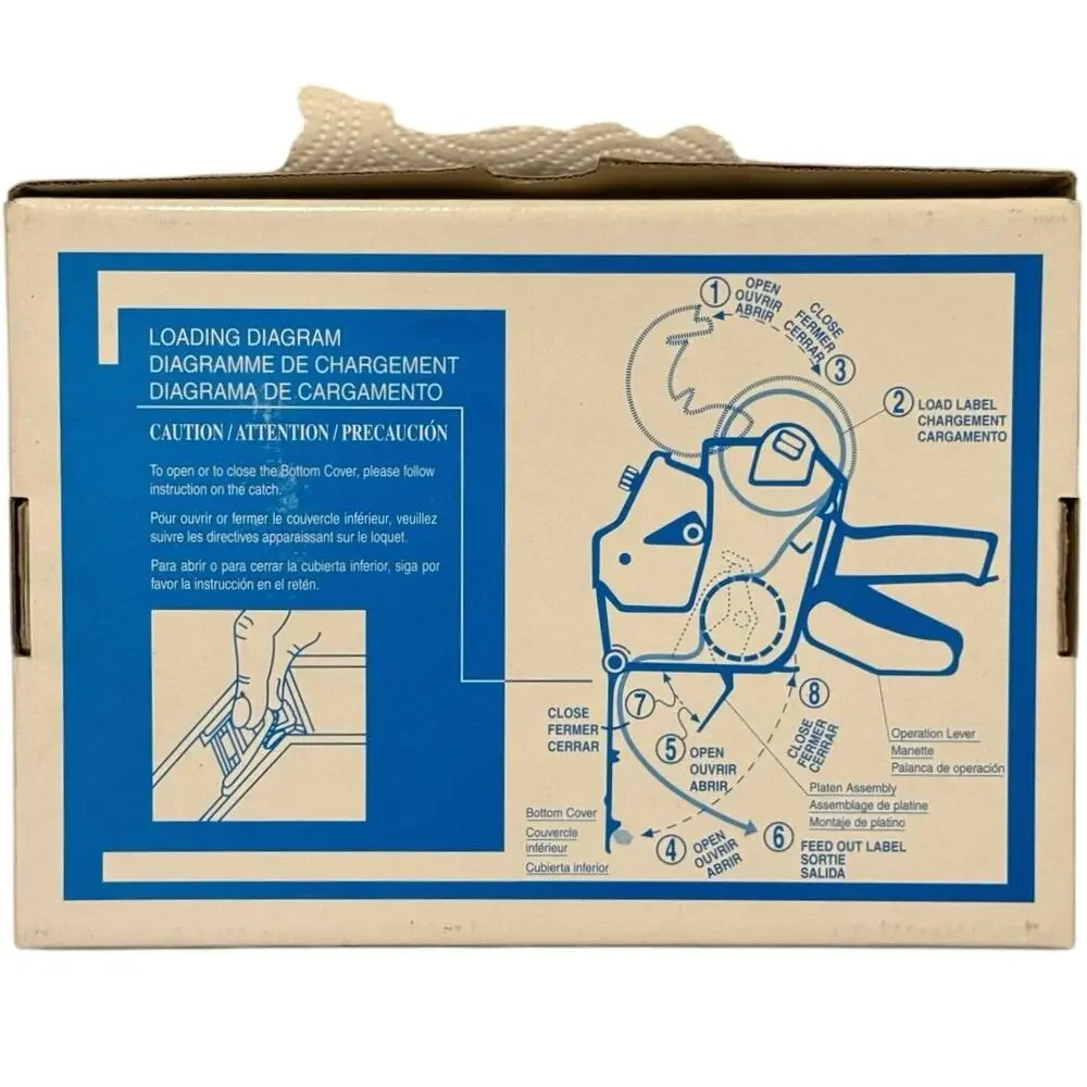PARTS ONLY - Avery Dennison 216 Blue - Price Marking Labeling Gun Retail